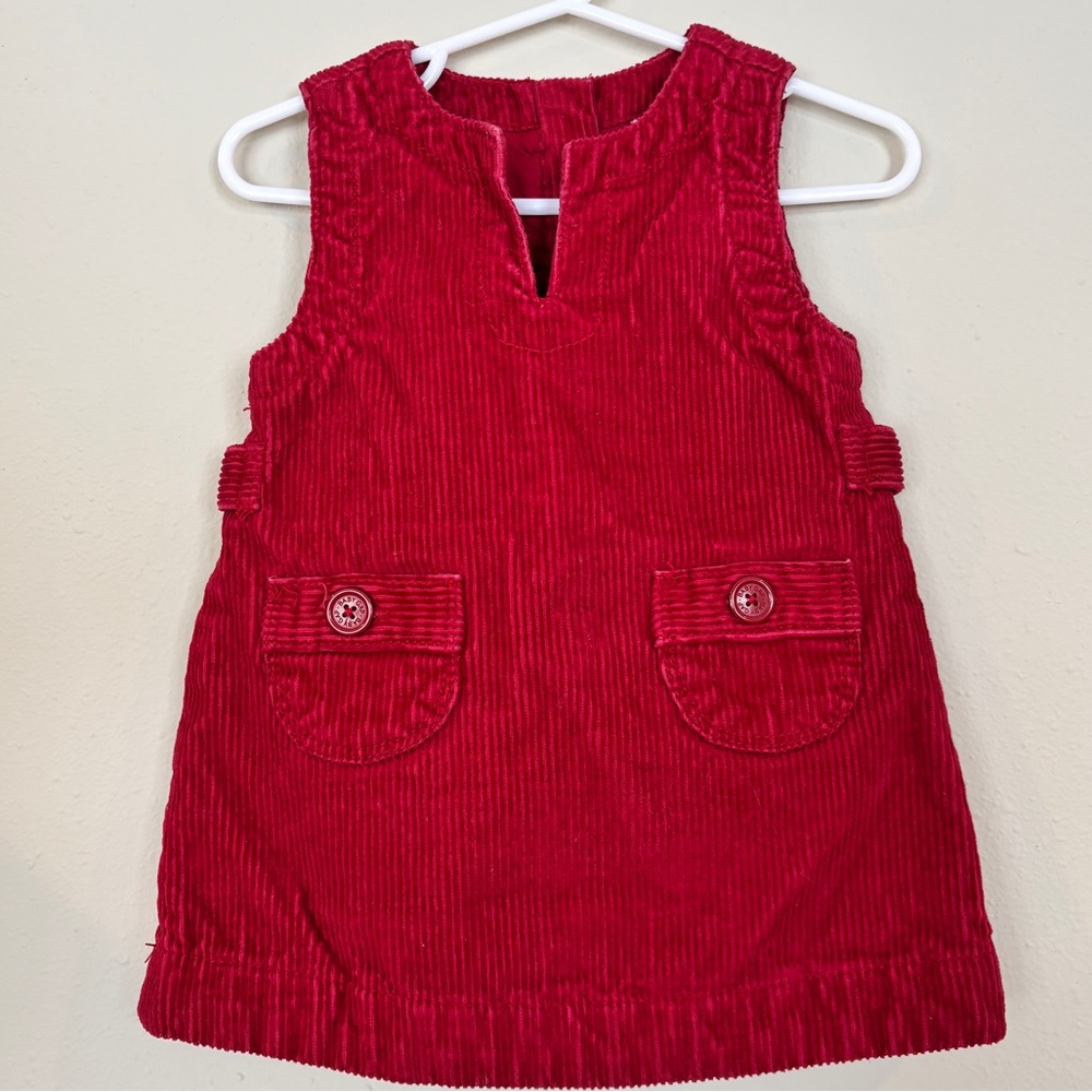 Corduroy baby dress